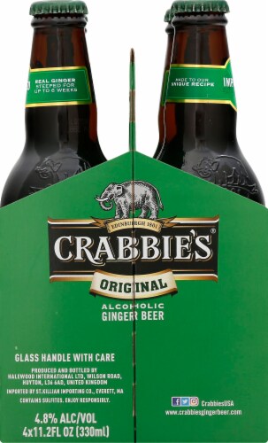 Crabbie's Original Alcoholic Ginger Beer Perspective: left