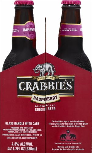 Crabbie's Raspberry Ginger Beer Perspective: left