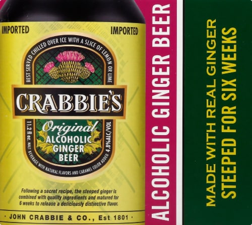 Crabbie's Alcoholic Ginger Beer Perspective: left