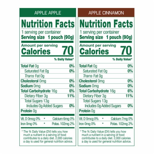 GoGo SqueeZ Apple Apple & Apple Cinnamon Variety Pack Perspective: left