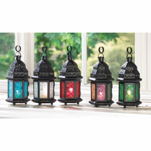 Home Locomotion 10014119 Magic Rainbow Candle Lantern Perspective: left