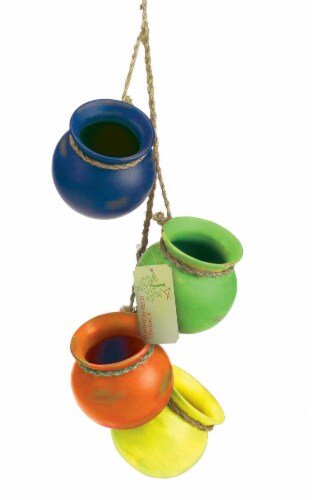 Home Decor Fiesta Hanging Pot Perspective: left