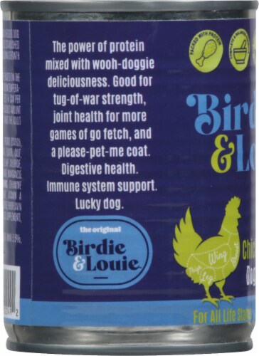 Birdie & Louie Chicken & Veggies Wet Dog Food Perspective: left