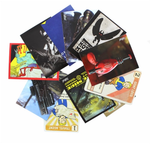 Fallout Trading Cards Series 2 | Sealed Hobby Box | Contains 24 Unopened Packs Perspective: left