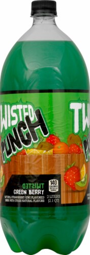 Twisted Punch Twisted Green Berry Juice Perspective: left