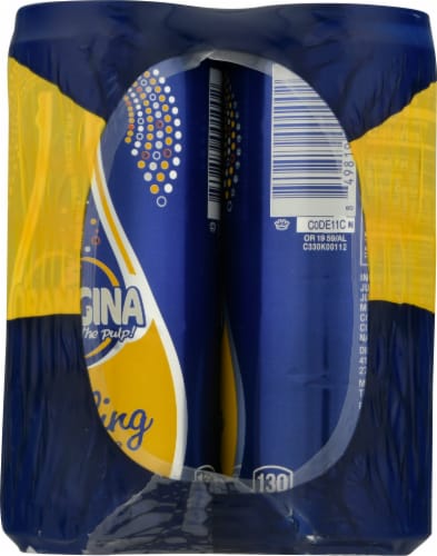 Orangina Sparkling Citrus Beverage Perspective: left