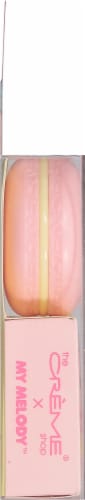 The Creme Shop® My Melody™ Strawberry Banana Macaron Lip Balm Perspective: left