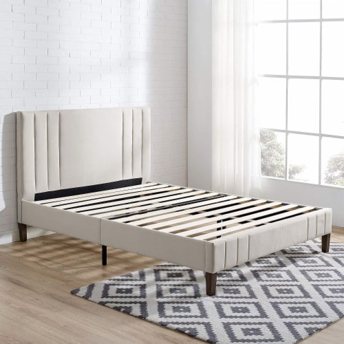 Classic brands upholstered discount platform bed