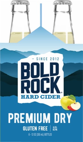 Bold Rock Premium Dry Hard Cider Perspective: left