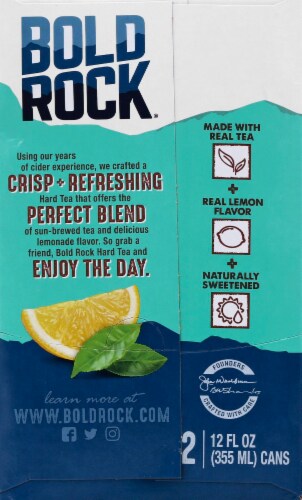 Bold Rock Half & Half Hard Tea Perspective: left