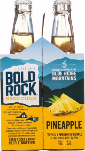 Bold Rock® Pineapple Hard Cider Perspective: left