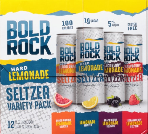 Bold Rock Lemonade Hard Seltzer Variety Pack Perspective: left