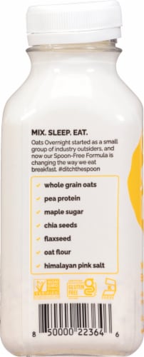 Overnight Oats Maple Brown Sugar Overnight Oats Shake Perspective: left