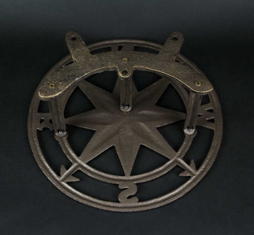 Cast Iron Decorative Wall Mounted Hanging Garden Hose Holder Bronze One Size Fred Meyer