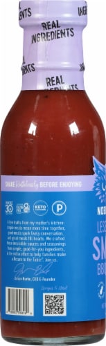 Noble Made™ Less Sugar Smoky BBQ Sauce Perspective: left