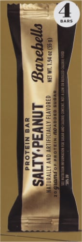 Barebells Salty Peanut Protein Bar Perspective: left