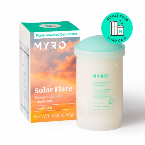Myro Deodorant Refill Pod - Solar Flare Perspective: left