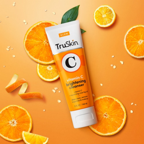 TruSkin™ Vitamin C Brightening Cleanser for Face Perspective: left