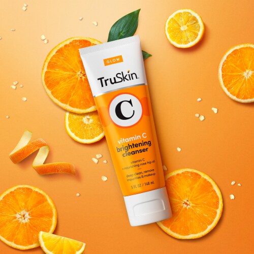 TruSkin™ Vitamin C Brightening Cleanser for Face Perspective: left