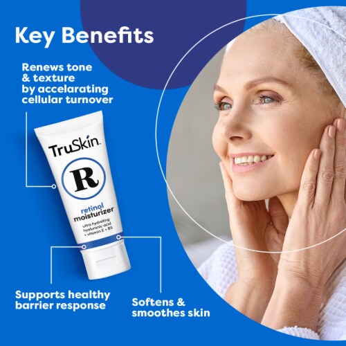 TruSkin™ Retinol Moisturizer for Face Perspective: left