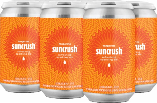 Hardywood suncrush Tangerine Refreshing Sparkling Ale Fruit Beer Perspective: left