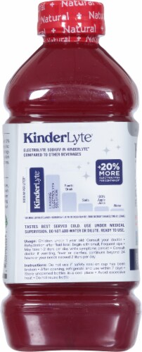 Kinderlyte® Natural Fruit Punch Electrolyte Solution Drink Perspective: left