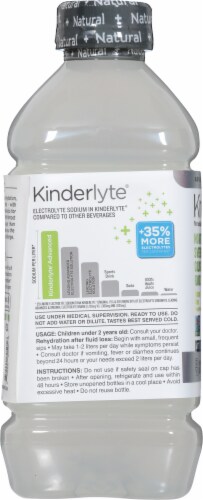 Kinderlyte Advanced Natural Hydration Coconut Lime Electrolyte Solution Perspective: left