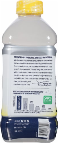 Kinderlyte® Natural Lemonade Electrolyte Solution Drink Perspective: left