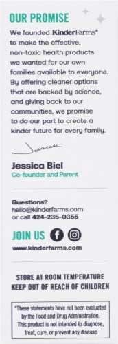 Kinderfarms Organic Infant Cough Syrup Perspective: left