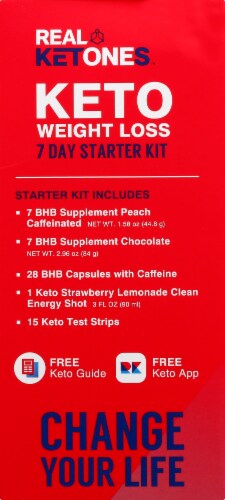 RK Foods Real Ketones Keto Starter Kit Perspective: left