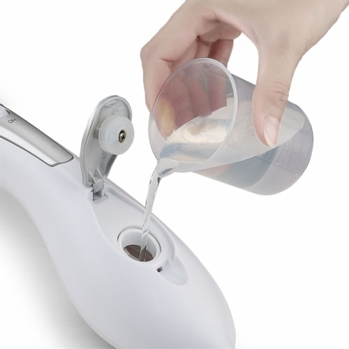 Salav HS-100 SILVER Silver Duo Press Hand Held Steamer Perspective: left