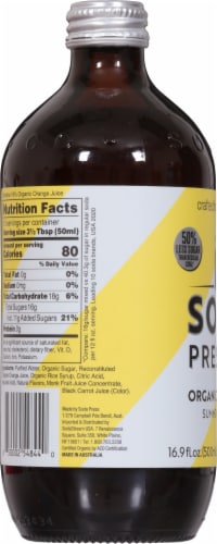 Soda Press Co.® Summer Orange Organic Soda Mix Perspective: left