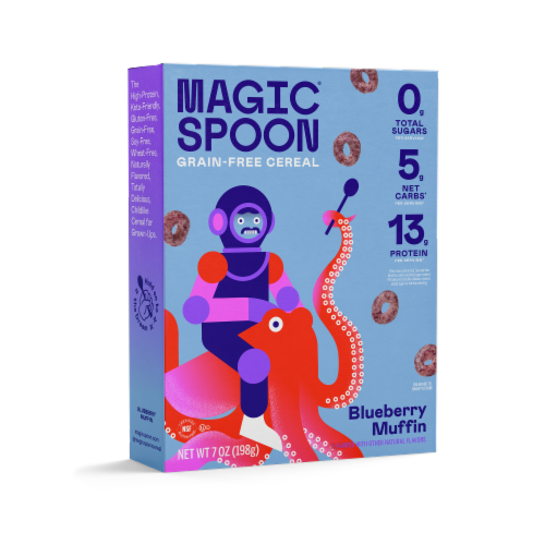 Magic Spoon® Blueberry Muffin Grain-Free Cereal Perspective: left