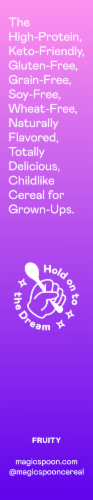 Magic Spoon® Grain Free Fruity Cereal Perspective: left