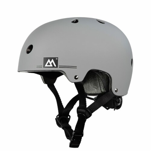 Kids Skate Helmet Matte Gray 1 Fred Meyer