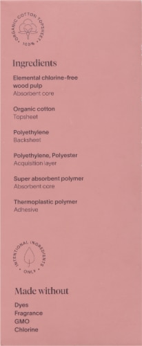 Cora™ Organic Cotton Ultra Thin Liners Perspective: left