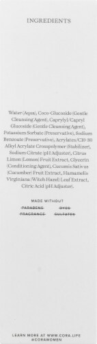 Cora PH Balanced Cup Cleanser Perspective: left
