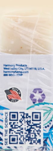 Harmony Hemp HempBath Lavender Oats Scrub Bar 35 mg AVAILABILITY LIMITED TO PHARMACY HOURS Perspective: left