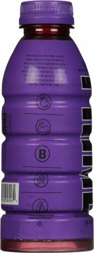 Prime Grape Sports Drink Bottle Perspective: left