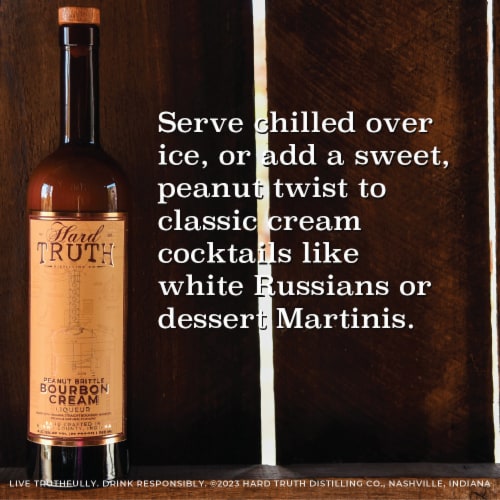 Hard Truth Peanut Brittle Bourbon Cream Perspective: left