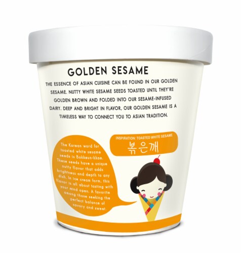 Noona’s Golden Sesame Ice Cream - 5 pints Perspective: left