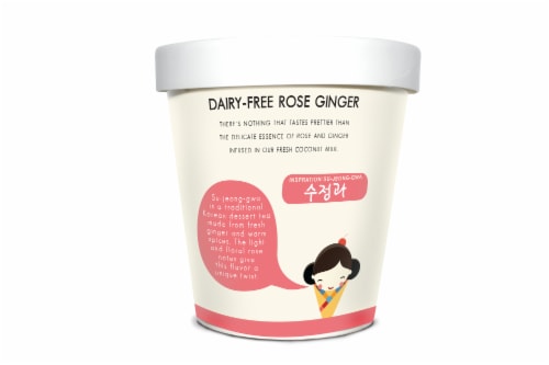 Noona’s Vegan Rose Ginger Non-Dairy Frozen Dessert - 5 pints Perspective: left