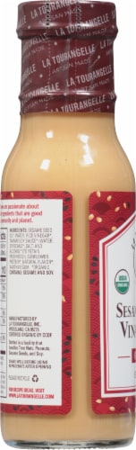 La Tourangelle® Organic Sesame Tamari Vinaigrette Salad Dressing Perspective: left