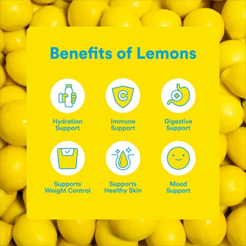 Lemon Perfect Dragon Fruit Organic Lemon Water Perspective: left