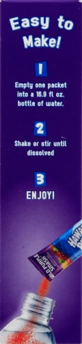 Hawaiian Punch® Sugar Free Wild Purple Smash Powdered Drink Mix Packets Perspective: left