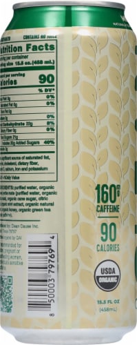 Clean® Cause Non-Carbonated Organic Yerba Mate Mint & Honey Tea Single Can Perspective: left
