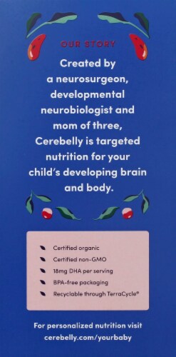 Cerebelly 5-7 Months Baby Food Pouches Varety Pack Perspective: left