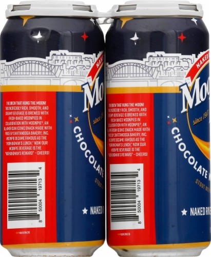 Naked River Brewing Co. Moon Pie Chocolate Stout Perspective: left
