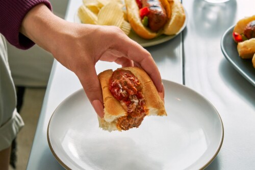 Beyond Meat Beyond Meatballs® Italian Style Plant-Based Meatballs Perspective: left