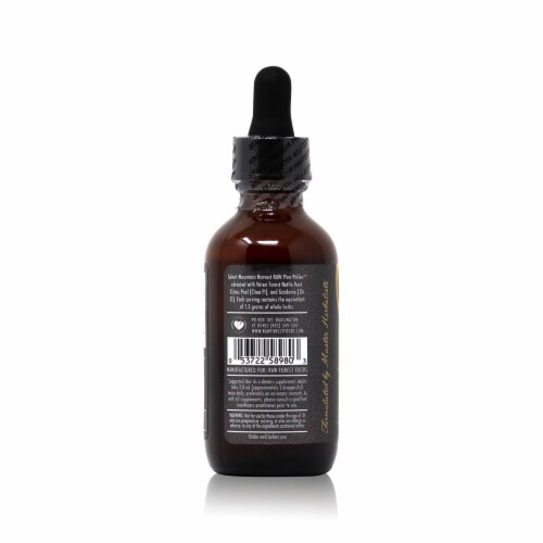 RAW Forest Foods Elevated Pine Pollen Dietary Supplement Perspective: left